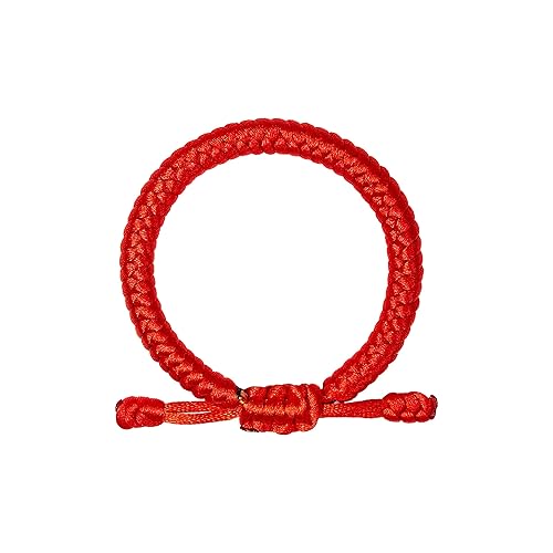 DECEMBER68 NEWBORN Adjustable lucky red string bracelet. Handmade Tibetan protection bracelet for 0-24 months baby boys and girls. New Year