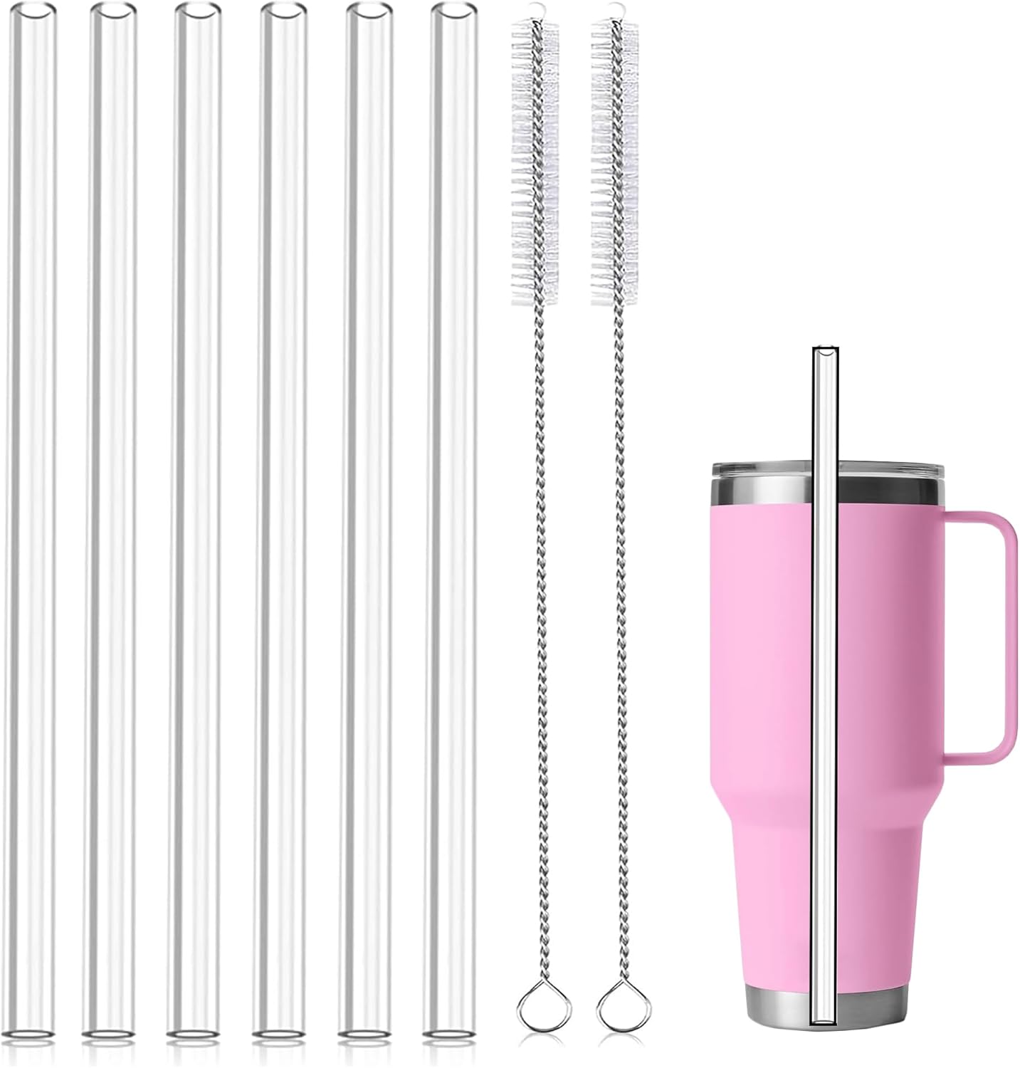 Straws for YETI 42oz Tumbler Straw Mug Clear Drinking