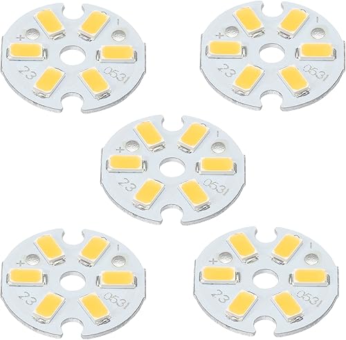 MECCANIXITY COB - Bombilla de chip de luz LED 3W 120lm 3000-3200K 0.906 in 9-11VDC bombilla de ahorro de energía para foco, reemplazo de reflector,