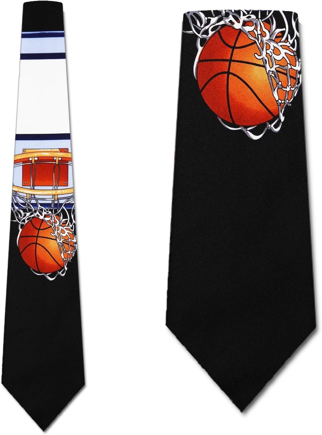 Three Rooker Basketball Tie Hoops Net backboard ball Necktie Mens tie