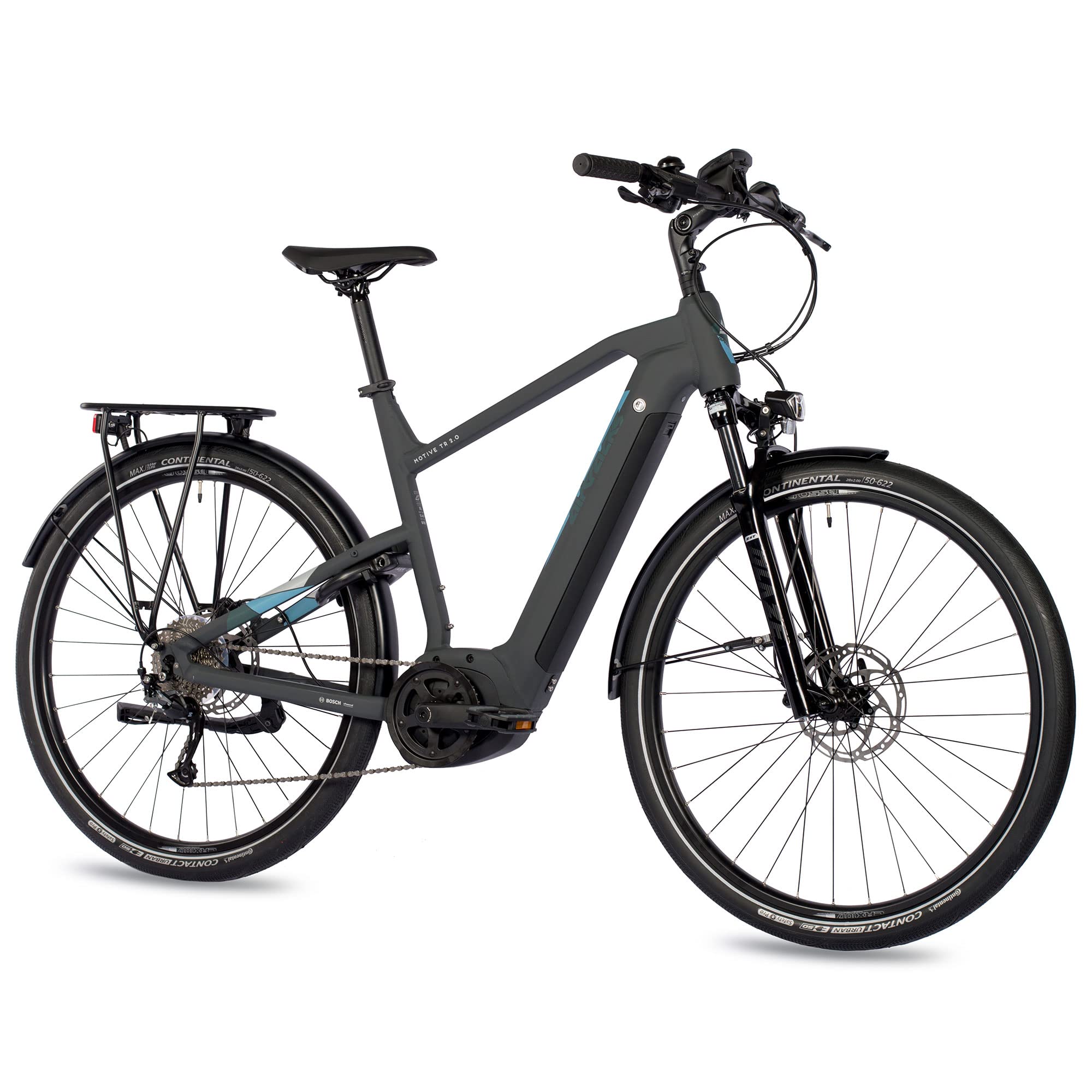 Bosch Performance LINE Airtracks 28 Zoll E-Bike Herren Trekking Fahrrad Mittelmotor 500 Wh 9-Gang Shimano Rahmen 54cm 58cm Mod. 2026
