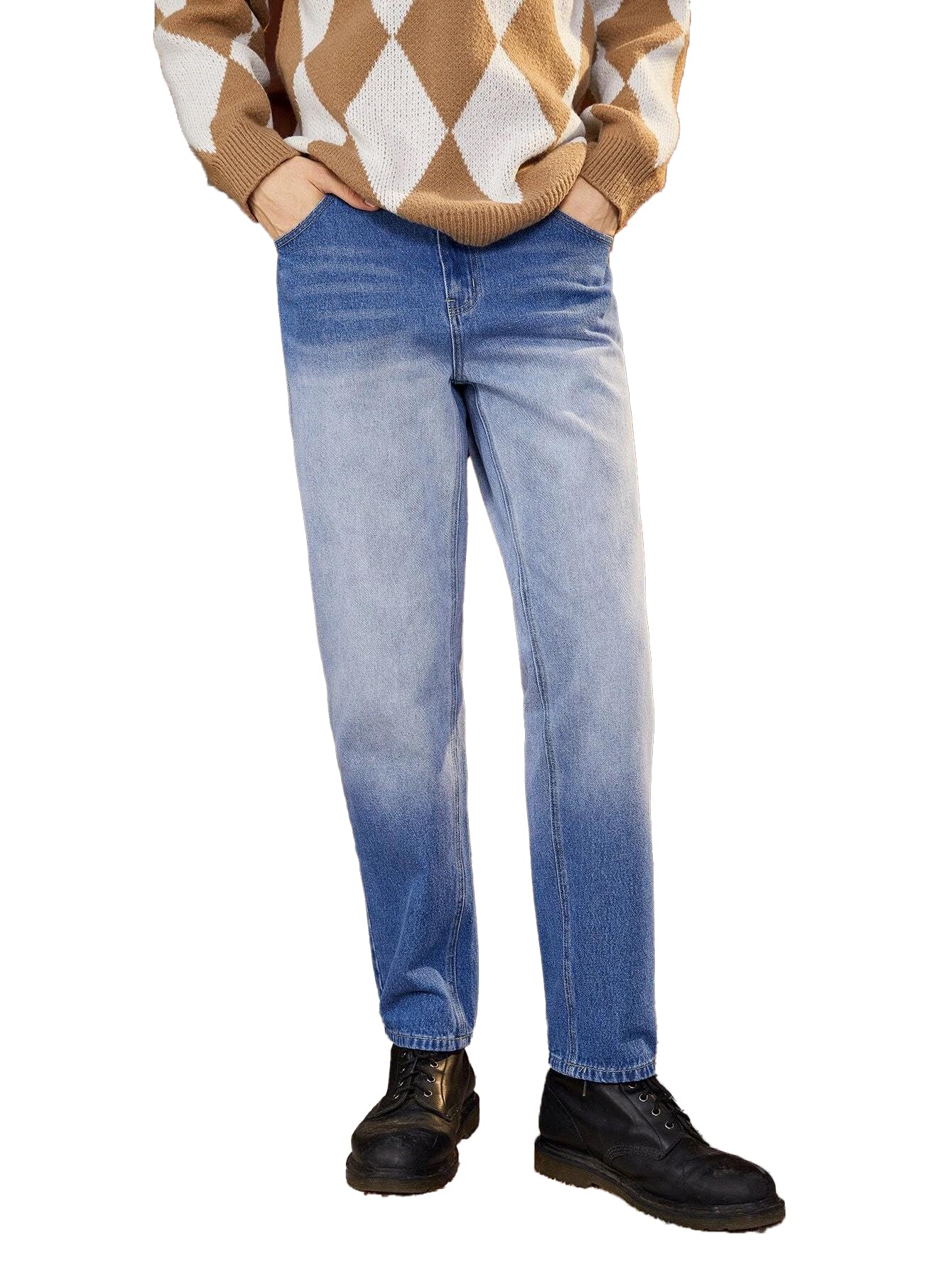 kotty Men's Solid Straight Fit/Skinny Fit/Relaxed Fit Comfortable and Strechable Stylish Looking Jeans-picture-0