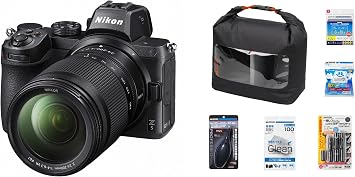 Nikon Z5LK24-200 Mirrorless Single Camera Z5 Lens Kit, NIKKOR Z 24-200mm f/4-6.3 VR Included, Black + Hakuba, Maintenance Supplies, Camera Beginner Kit