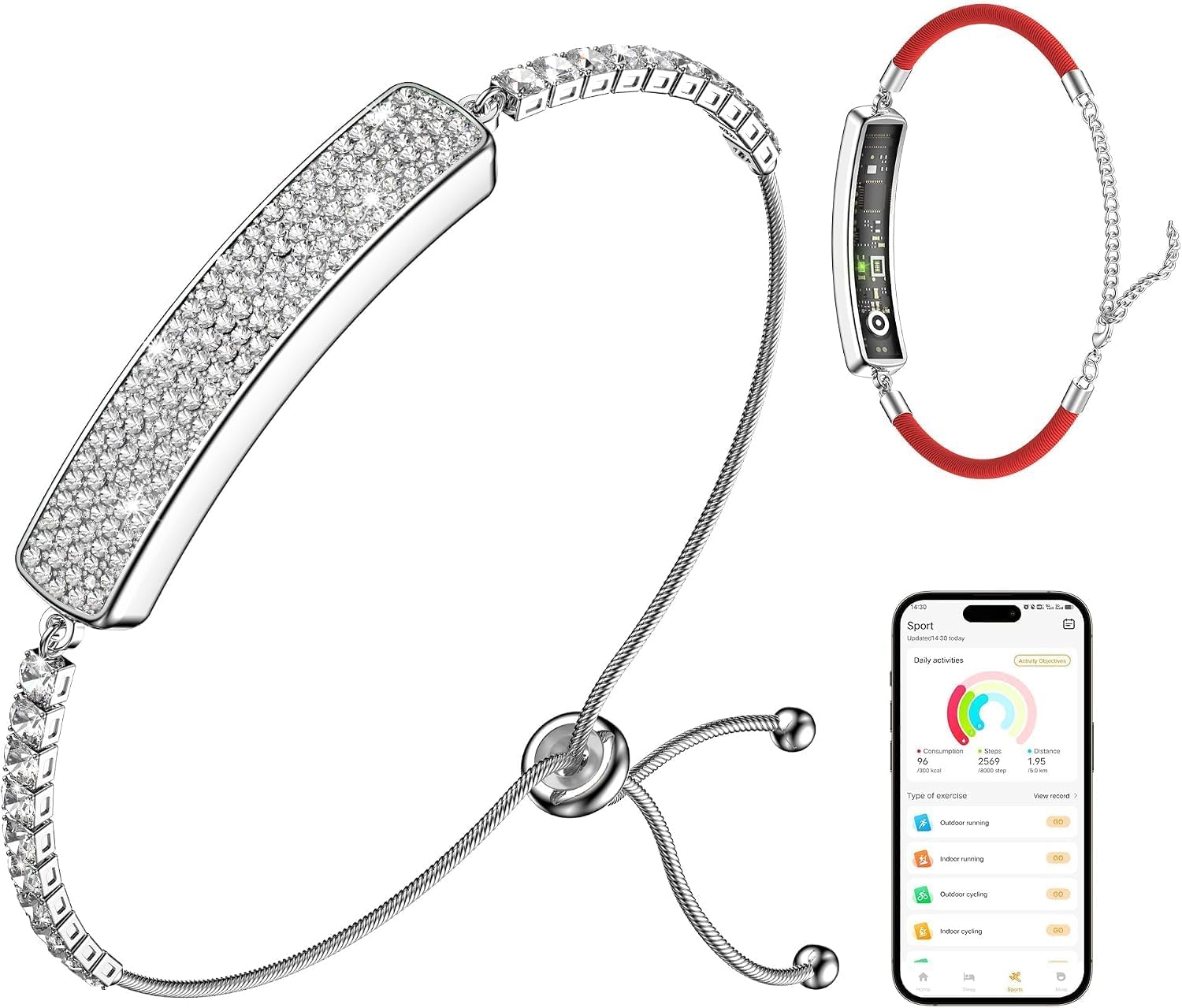 Smart Bracelet for Women – Fitness...