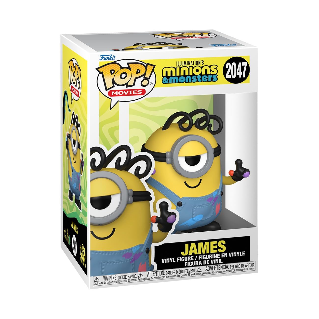 Funko POP! Movies: Minions & Monsters - James - Collectable Vinyl Figure - Gift Idea - Official Merchandise - Toys For Kids & Adults - Model Figure for Collectors and Display