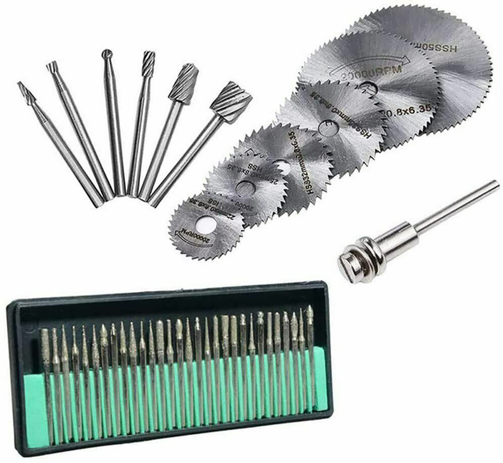 146 Pcs Rotary Tool Accessories Kit Electric Grinder Sander Polisher Drill Accessories Tool Set Combination