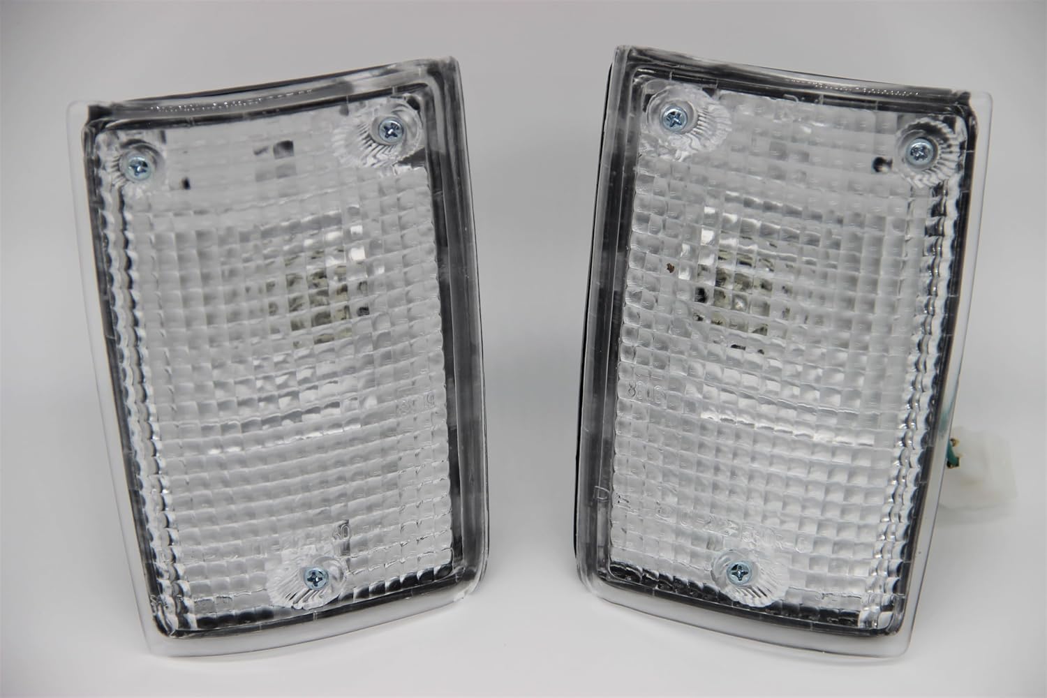 Turn Signal Lights Compatible with Toyota Land Cruiser FJ62 1988 1989 1990 - OEM Replacement Blinker Lamps Set