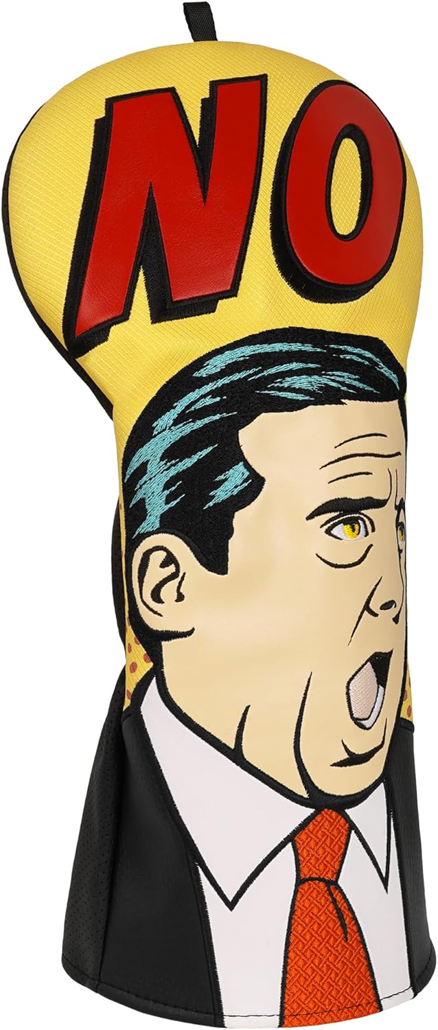 The Office Golf Head Covers, Funny Office Merchandise Driver Head Cover, Pop Art Collection Driver Headcover Gifts for Men, Father, Dad, Boyfriend or Coworkers