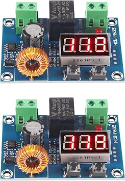 2pcs XH-M609 DC Voltage Protection Module 12-36V Digital Display Over-Discharge Circuit Protection Module