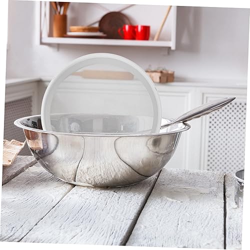 Miniatura 2 de Tamiz redondo 1 unid colador de harina de plástico de acero inoxidable, pantalla de malla metálica, colador de malla ultra fina, tamiz de malla fina