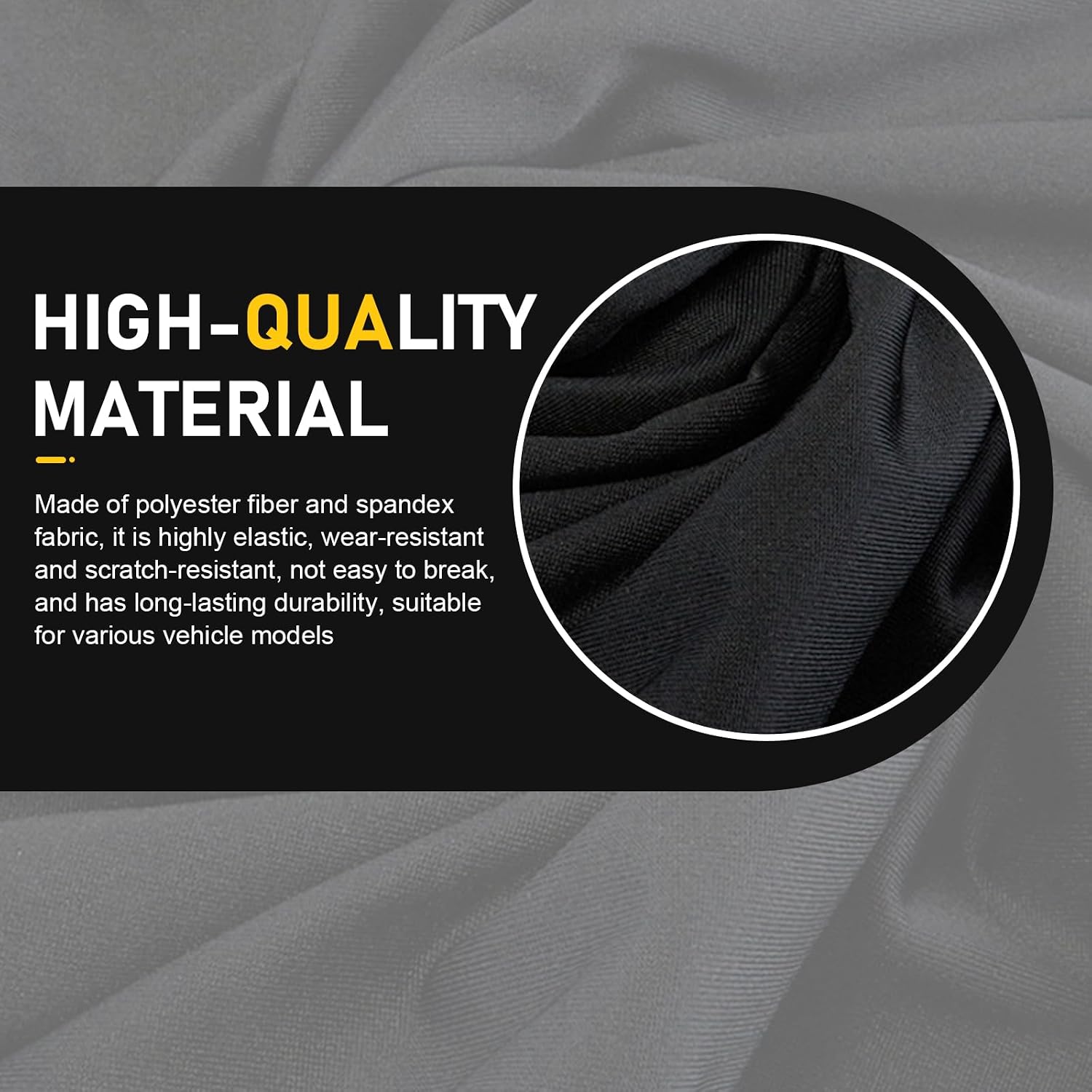 Bike Cover, Indoor Anti Dust High Elastic Bicycle Wheel Bag, Washable Bicycle Protection Storage Bag, Portable Half-Cover Bike Covers, Universal for Mountain, Road Bikes (Black)