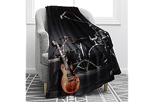 Jekeno Music Guitar Throw Blanket: A Melody-Infused Warmth