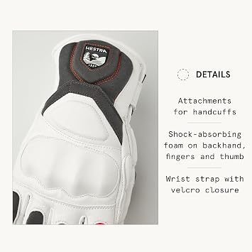 Hestra Impact Racing SR Glove, 5-Finger Skiing Glove for Slalom Alpine Racing