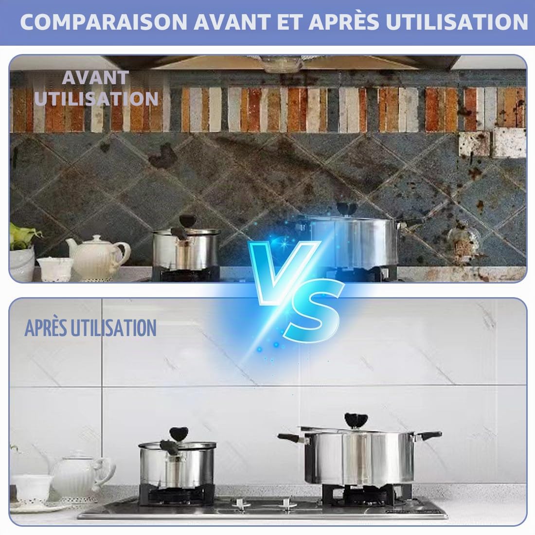 Yuragim Lot de 24 Carrelage Adhesif Mural 30x30 cm, Crédence Cuisine Salle de Bain, Carreaux Adhesifs 3D Effet Marbre, Vinyle Autocollant Etanche Decoupable pour Mur Cuisine Douche Salon
