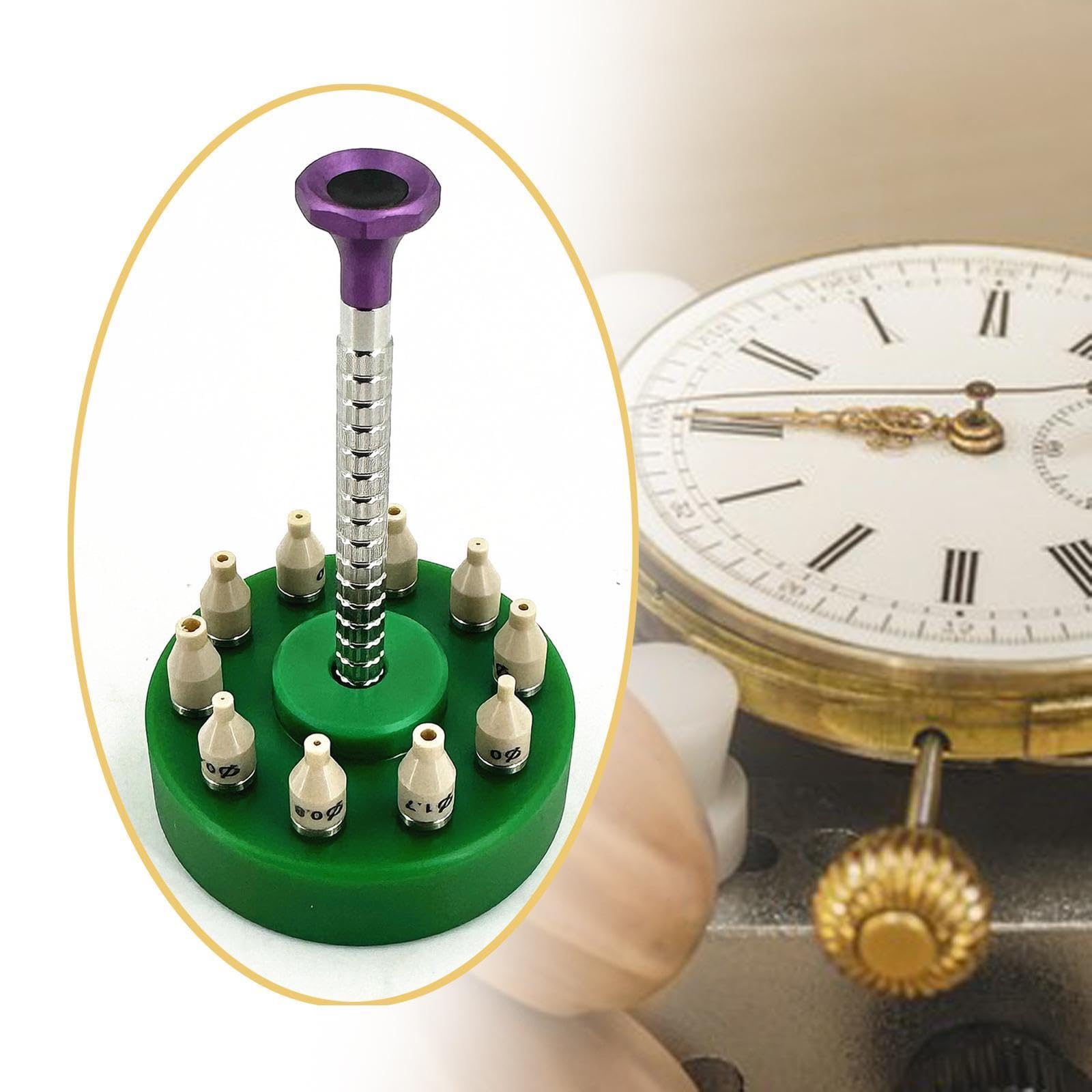 Set di Utensili manuali di precisione per orologiai (Verde)