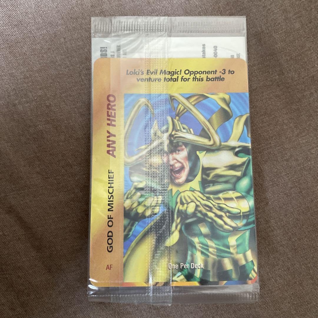Overpower card game marvel Loki ロキ　マーベル Amazon.co.jp: Overpower card game marvel Loki プロモカード : おもちゃ