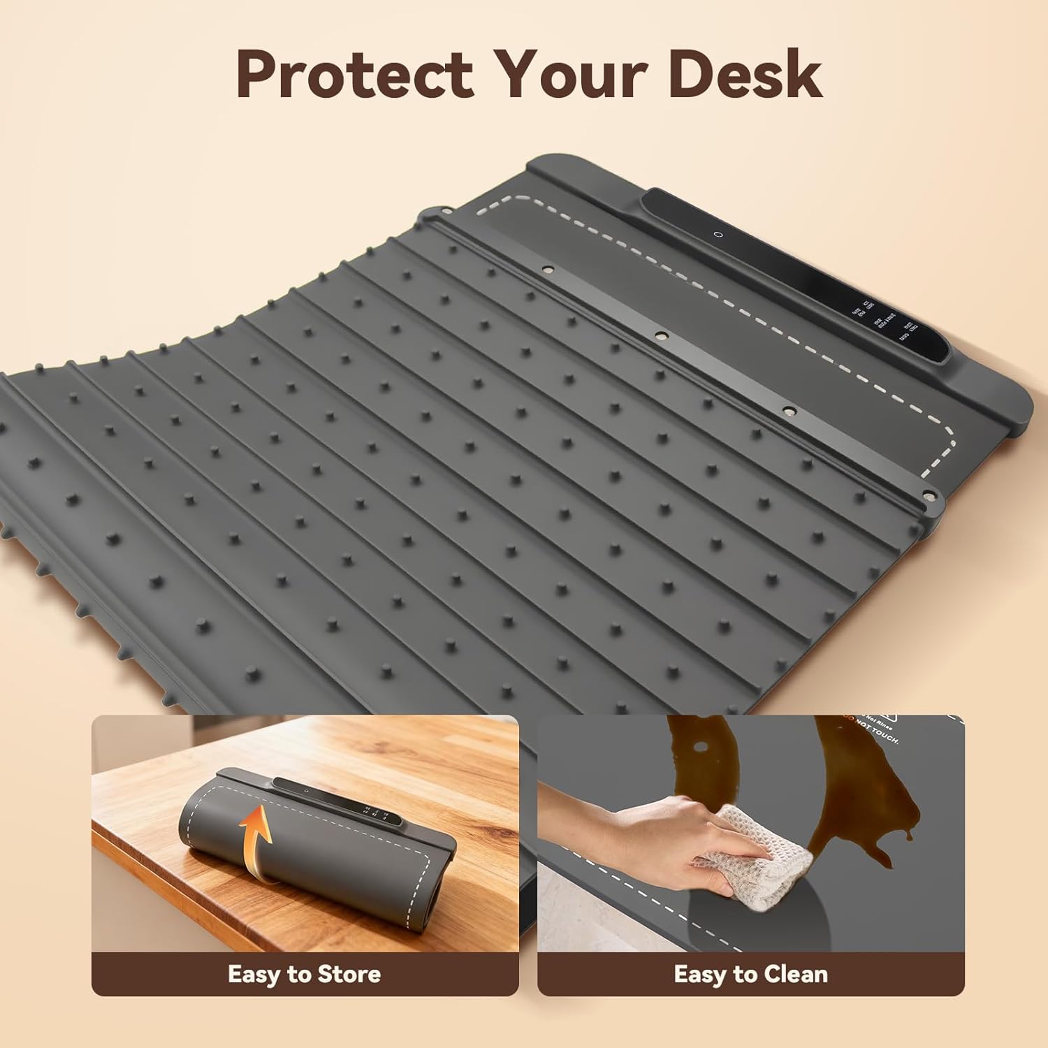 Ieuan Warming Mat For Food Extra Large 36"x15", Electric Warming Tray with 14-Level Temp 10-Hour Timer Adjustable Temperature, Food Heating Pad for Dishes, Soup, Family Dinners, and Holiday Gatherings