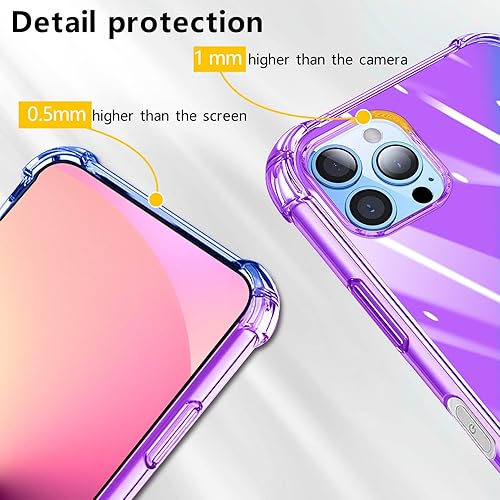 Miniatura 4 de MDM-CSZH-03-02 - Funda para Moto G Pure con soporte de anillo degradado TPU suave transparente, antideslizante, no amarillenta, borde suave para