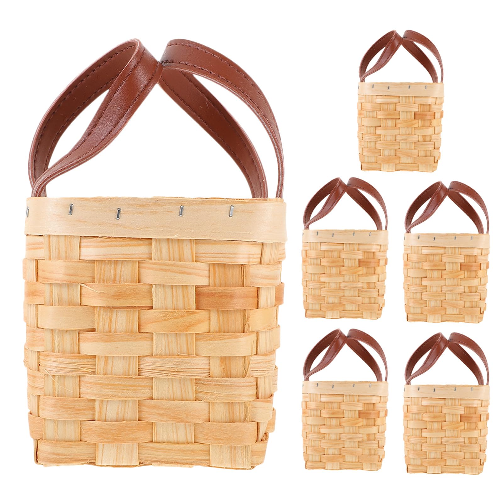 Paniers en copeaux de bois pour cadeaux de fête de remise de diplôm