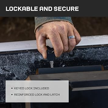 DECKED Truck Bed Tool Box with Secure, Lockable Storage | Compatible with Most Full-Size Trucks