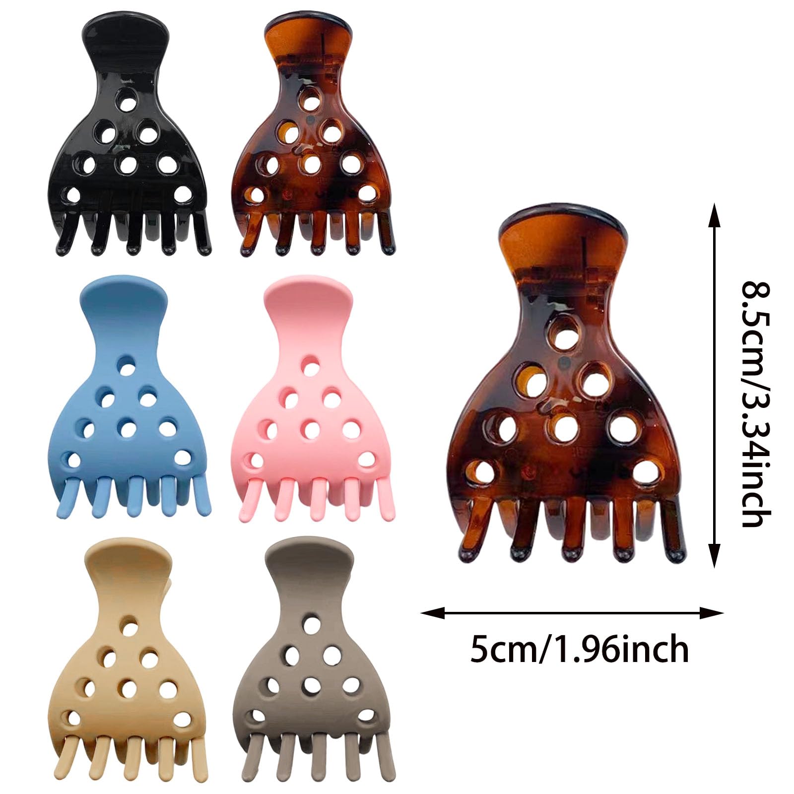 6PCS Hair Volume Clips, Curly Hair Claw Clips, Volume Root Clip, Hair Root Lifting Clips without Crease for Women Girls - Image 2