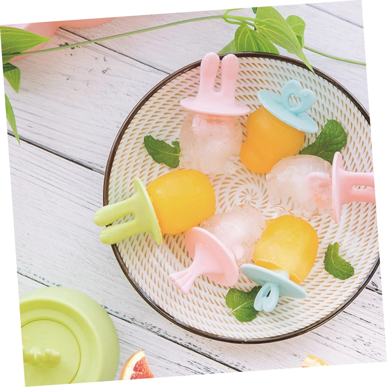 Sets de Moules à Glace en Silicone Réutilisables et Faciles à Nettoyer Lot de 4 Forme Animaux pour Préparation DIY la Maison