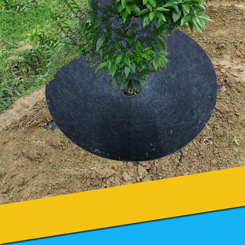 Cabilock Mulchscheiben Set – 20 Stück Unkrautschutzringe 27x27 Cm Für Bäume & Pflanzen | Gartenvlies Aus Robustem Vlies