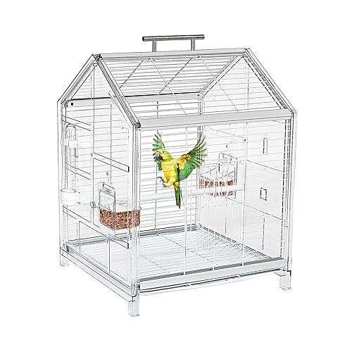 AideeGrowth 20.5 inch Small Bird Cage, Parrot Cage, Portable Bird