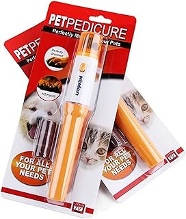 Lima de uñas para perros, cortaúñas eléctrico para perros, cortaúñas eléctrico para gatos grande mediano, 40DB ultra silen...