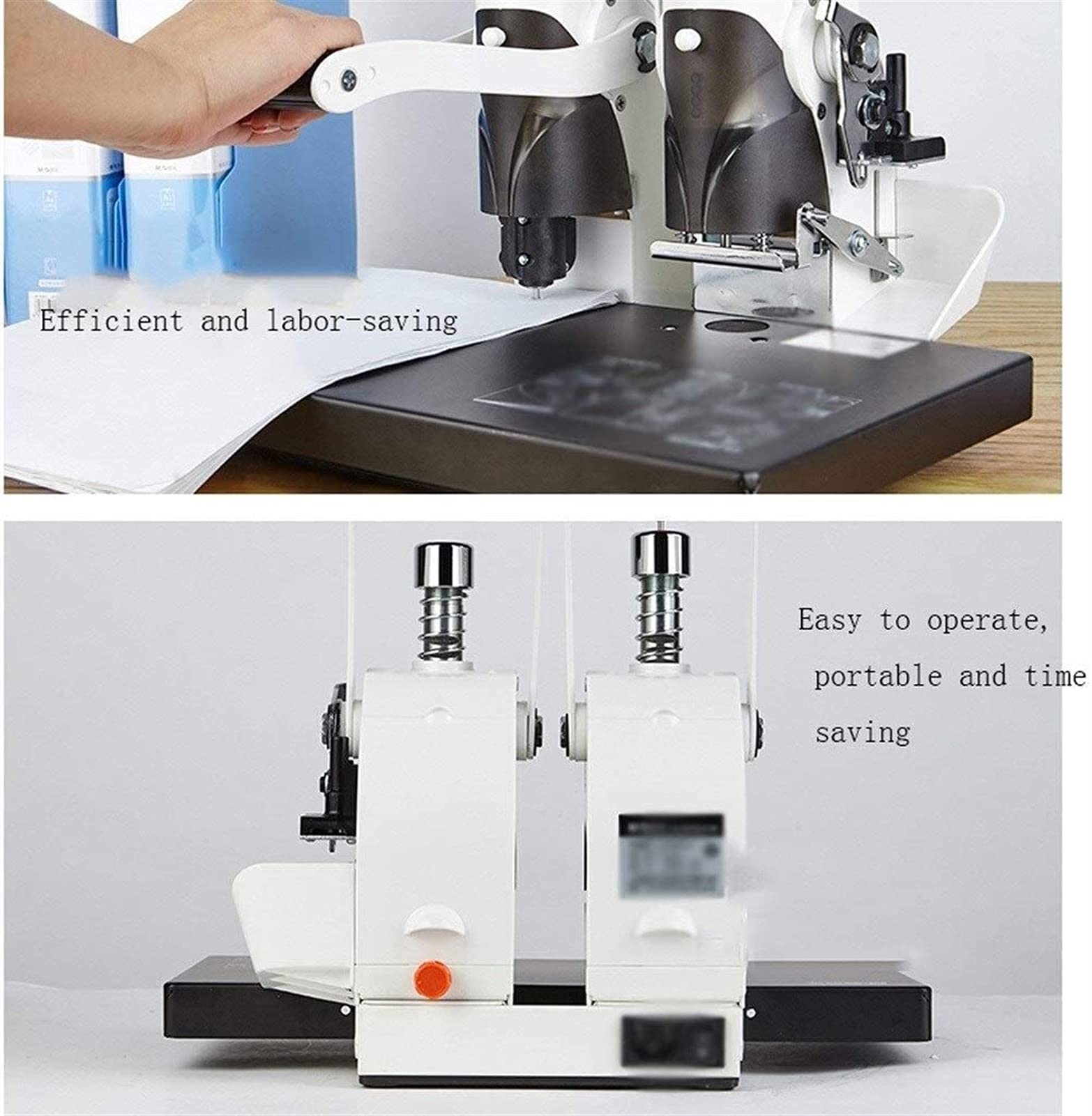 Punzonatrice e rilegatrice, raccoglitore di documenti A4 con tubi rivetti hot melt in nylon per una gestione efficiente dei documenti finanziari