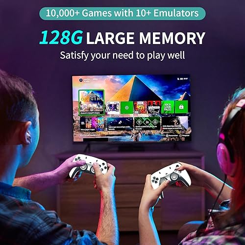 Miniatura 2 de UKIFIRE Wireless Retro Game Console,4K HD Output,Retro Game Stick with Built-in 10+ Emulators, 128GB Built in 10000+ Video Games