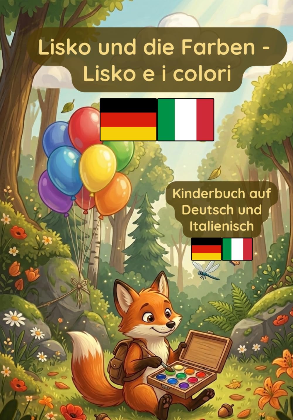 Lisko und die Farben: Deutsch Italienisches Kinderbuch zum Lernen der Farben