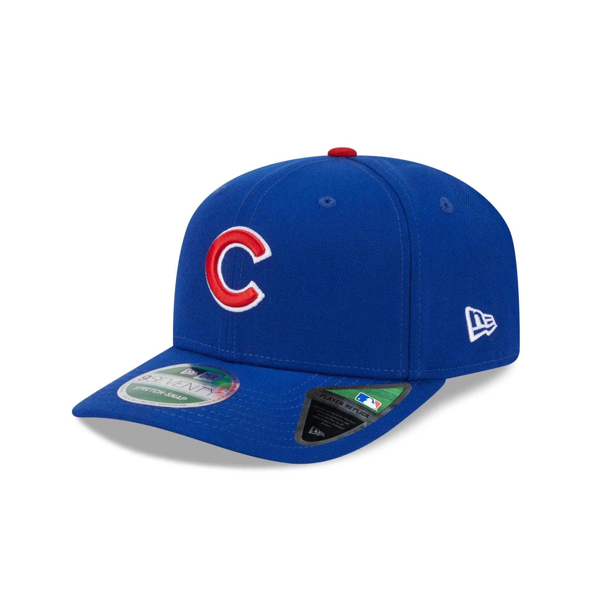 New Era Unisex-Adult MLB Player Replica 9SEVENTY Baseball Team Color Stretch Adjustable Snapback Hat One Size Fits All, Chicago Cubs, One size