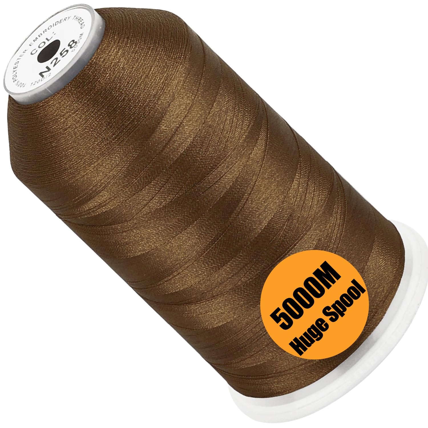 New brothread Huge Spool Embroidery Machine Thread-Sienna Fits Janome Color