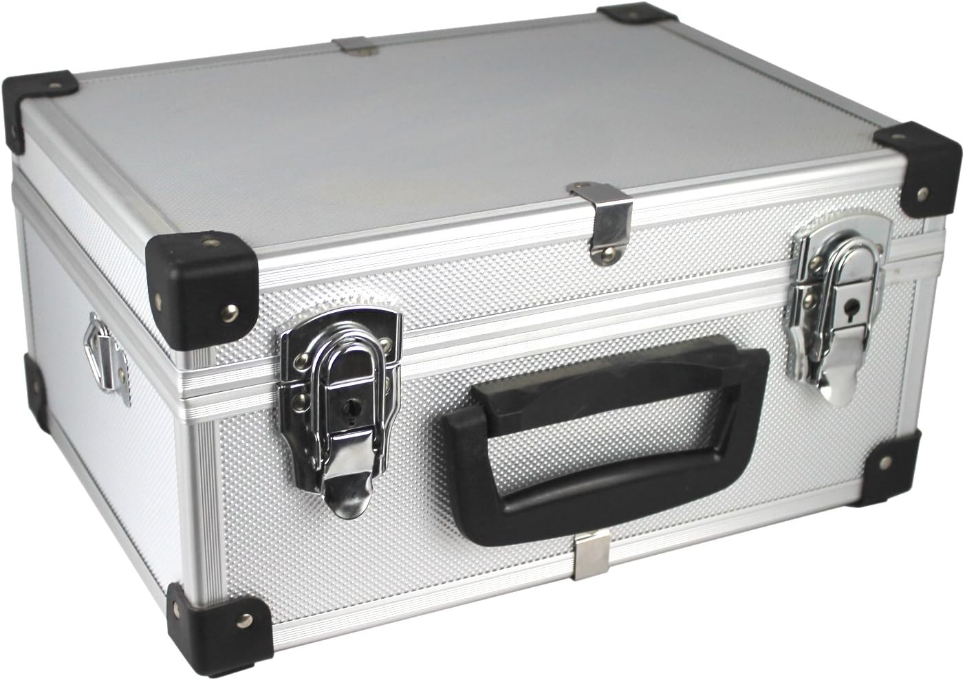 Kscase Multi Tool Case Aluminium Case Tool Box Tool Case Empty L x W x H 320X230X155 mm, silver