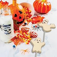 Vista 6 de Cybrtrayd Halloween Chocolate Candy Mold, Ghost Lolly