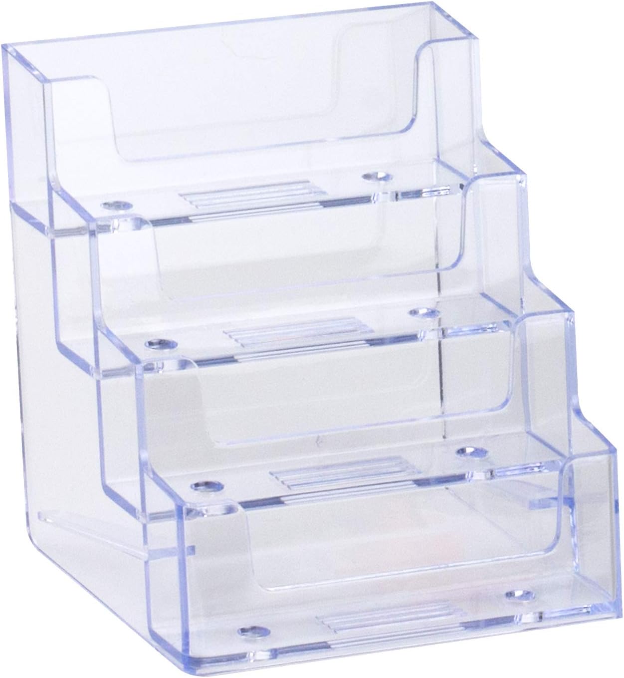 Scettar 6x Visitenkartenhalter Acryl - Transparent Für 60-70 Karten