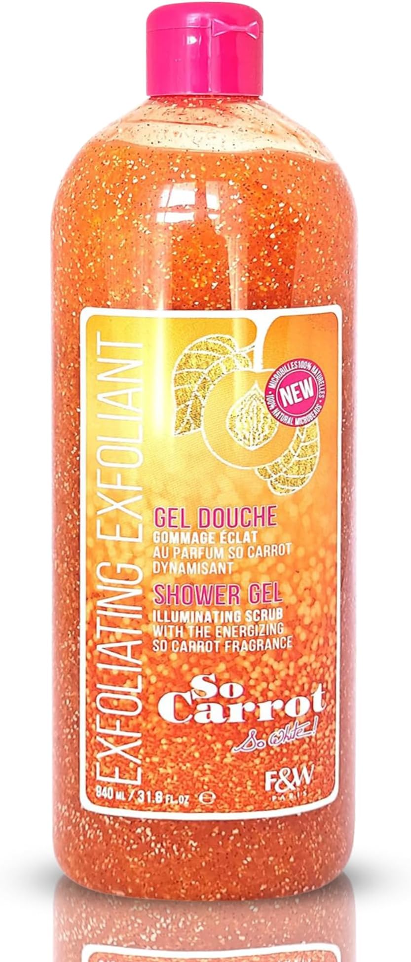 Fair and White So Carrot Body Scrub Body Wash 31.8 Floz