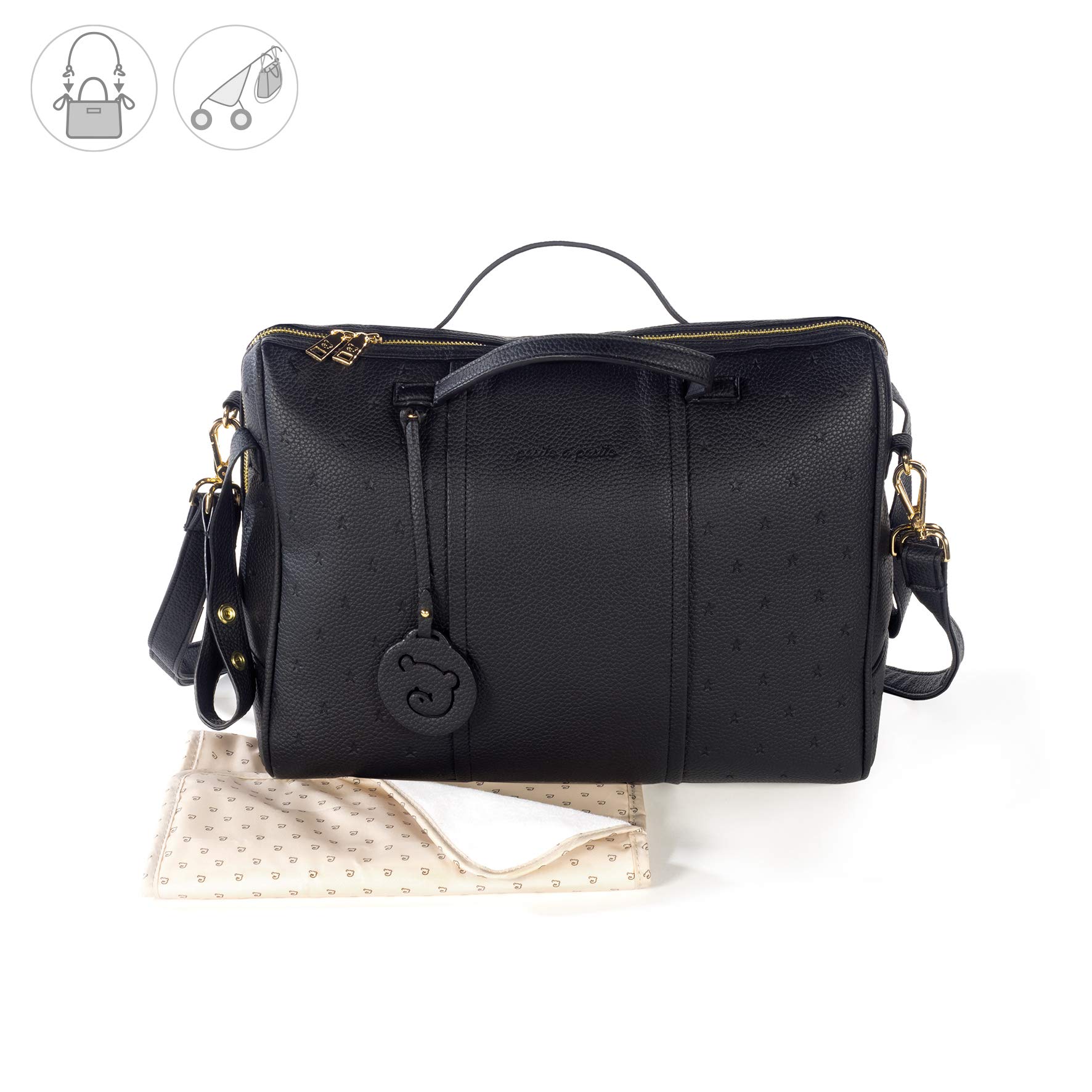 BORSA FASCIATOIO LONDON NERO