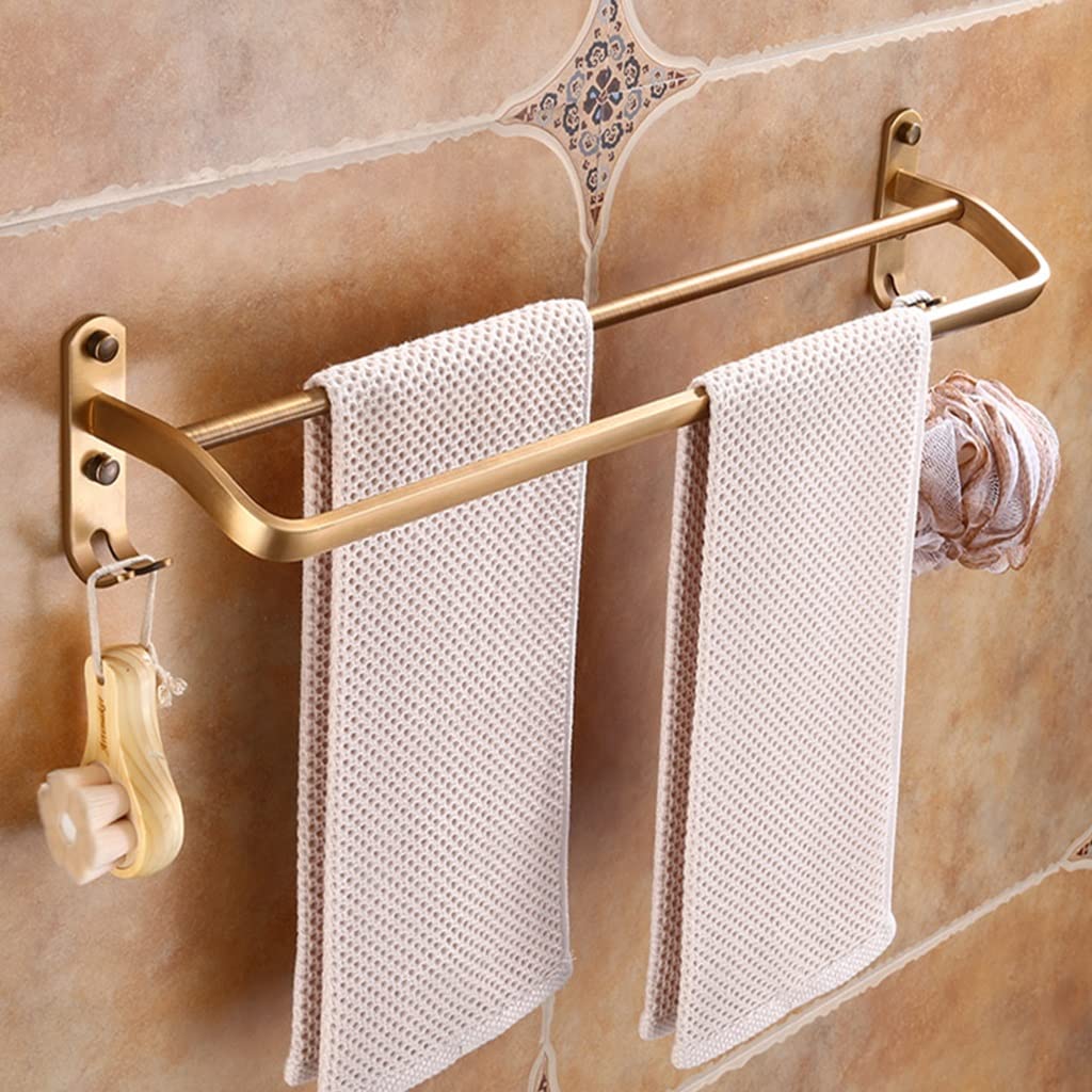 Porte-serviettes en aluminium space double pôle pour séchage rapide et efficace