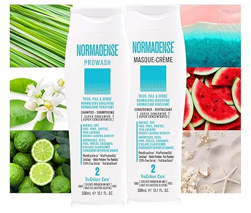 Miniatura 5 de NORMADENSE 2 Champú vegano para adelgazamiento del cabello y pérdida de cabello. Champú de biotina para cabello seco, fino, frágil, quebradizo y de