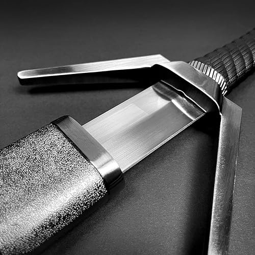 Miniatura 5 de Espada de plata a una mano, espada medieval de caballero con vaina. para colección, regalo y ferias y espectáculos de cosplay medievales al aire