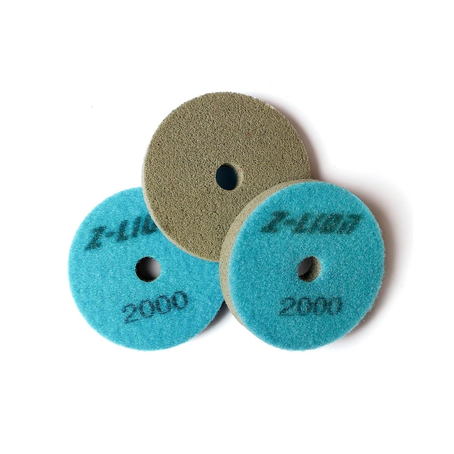3 inch Diamond Sponge Polishing Pads 3 Piece Stone Marble Granite Buffing Pad Abrasive Sanding Wheel Wet(3000)