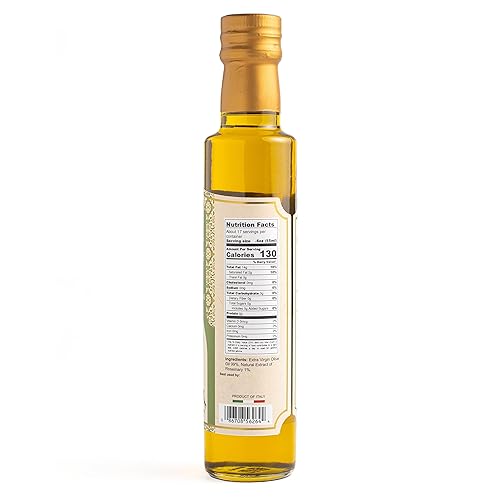 Miniatura 2 de Giusto Sapore Aceite de oliva italiano extra virgen con infusión de romero, prensado en frío, importado de Italia, 8.5 onzas