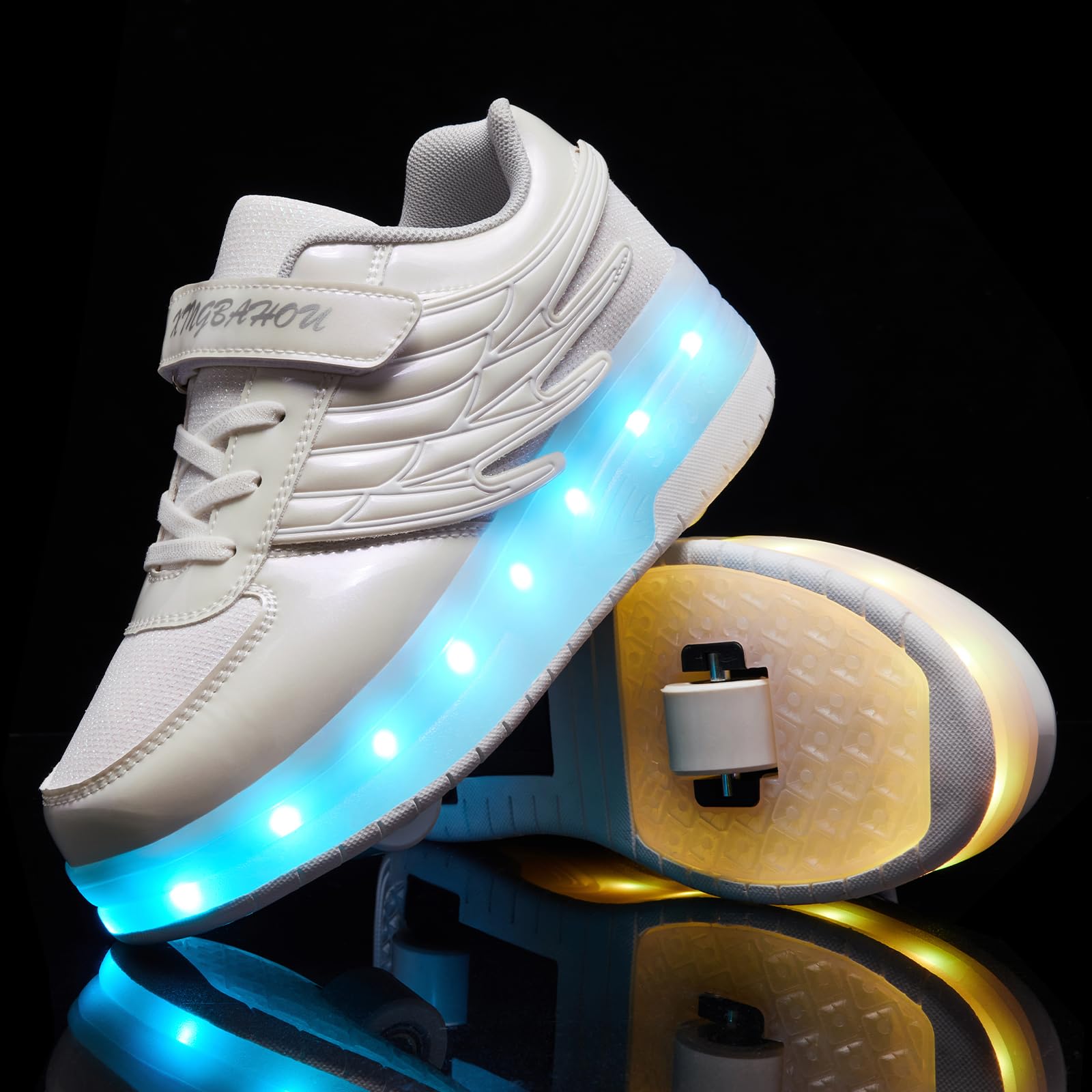 Zapatillas LED para patinaje con ruedas para niñas y niños