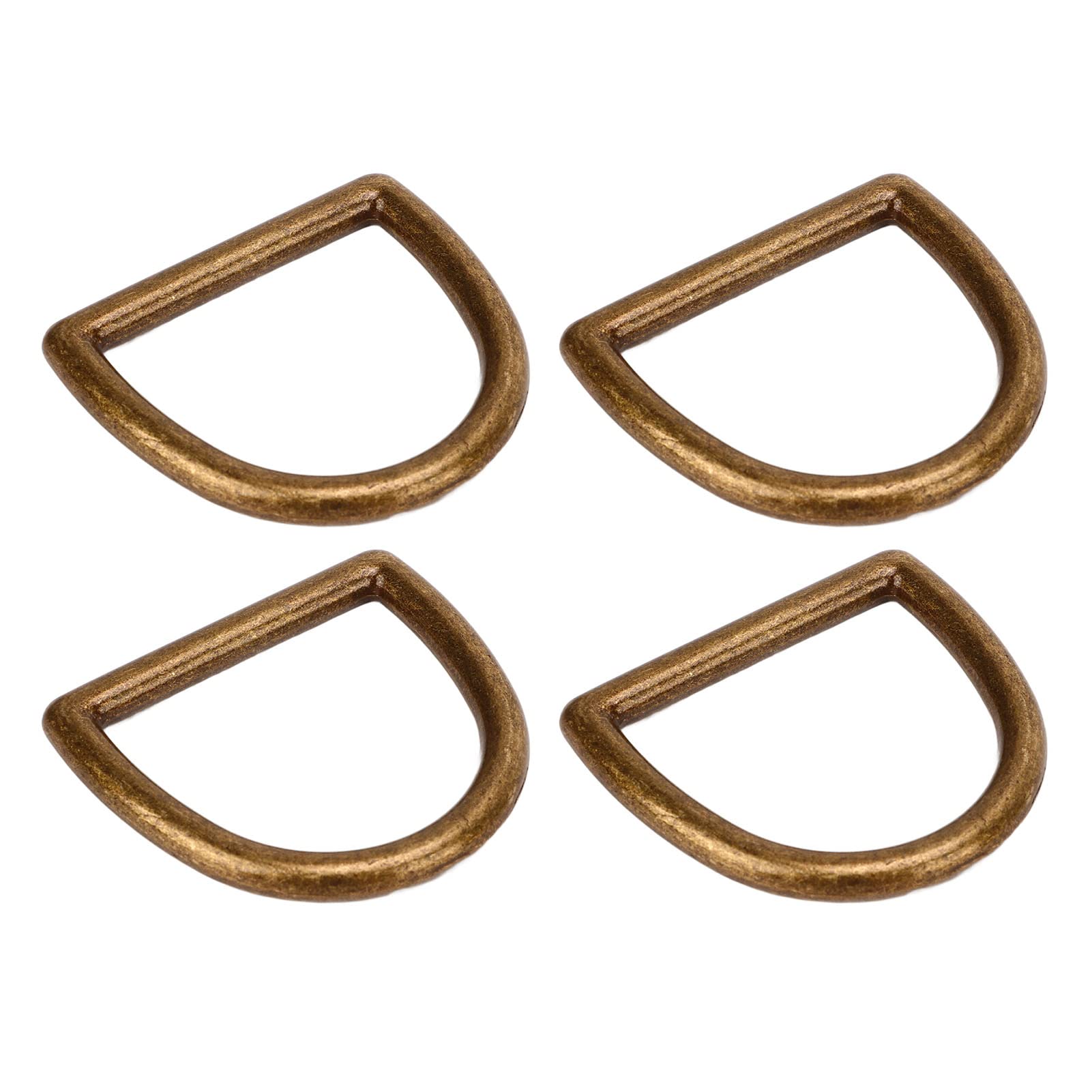 120 Stück Metall-D-Ringe, D-förmige Schnallen-Clips für selbstgemachte Handtaschen, Rucksäcke, D-Haken aus Zinklegierung mit starker Tragfähigkeit, Mehrzweck-D-Schnallen für