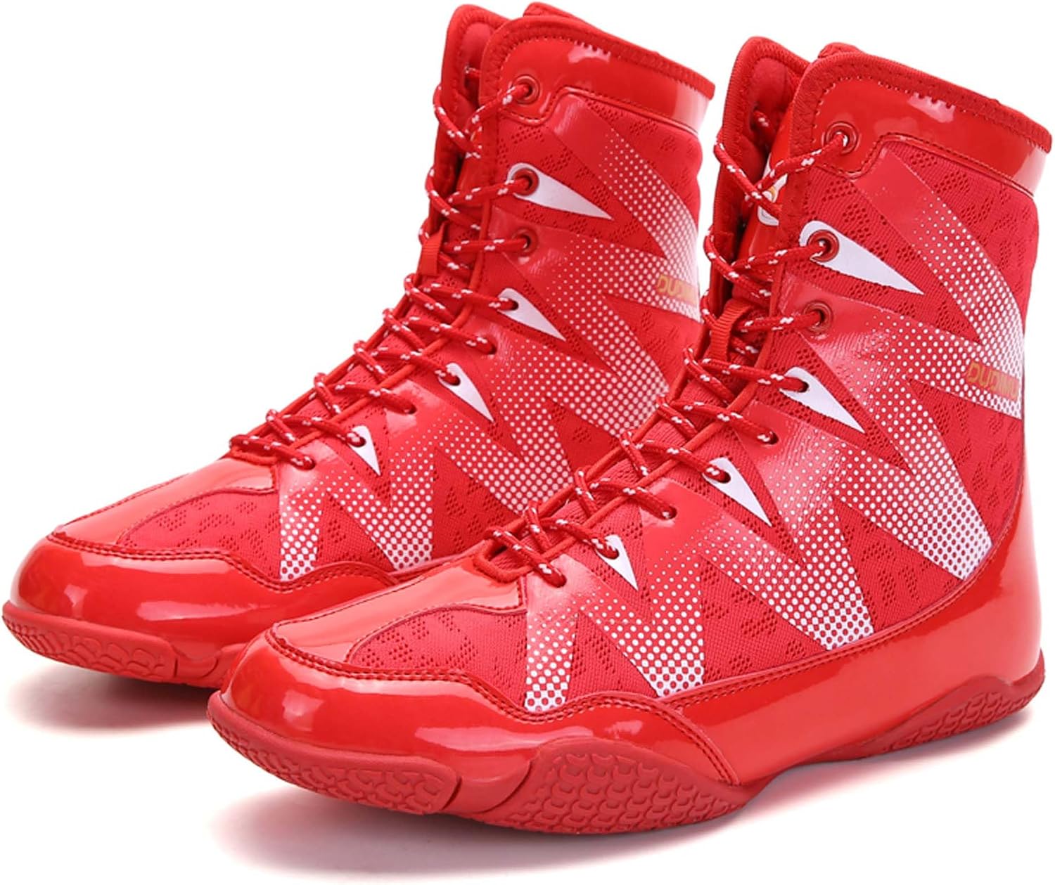 Men's and Women's Non-Slip Professional Fighting Boxing Shoes Lightweight Breathable Wrestling Athletic Shoes Mixed Sports Training Shoes