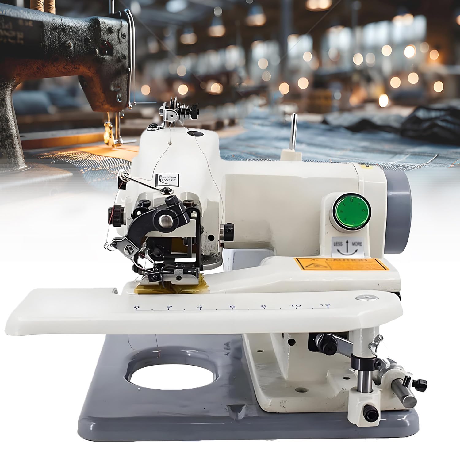 QuinteZhenTially Desktop Blind Stitch Sewing Machine,Portable Blindstitch Hem Chain Stitch Sewing Machine,Adjustable Stitch Length Equipment 3–8 Mm,for Dry Cleaners Tailors