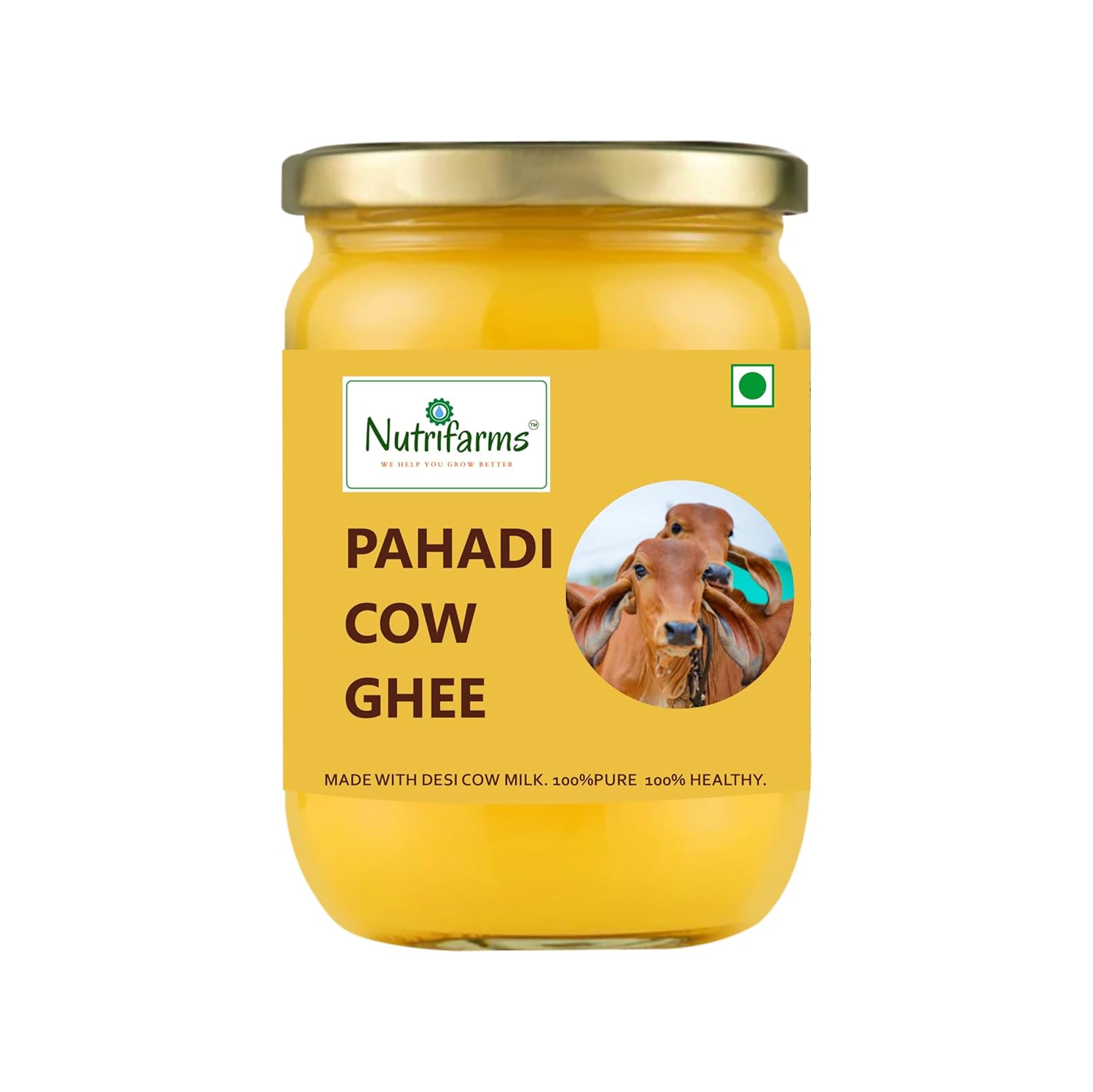 NUTRIFARM Pahadi Cow Ghee 500 ml