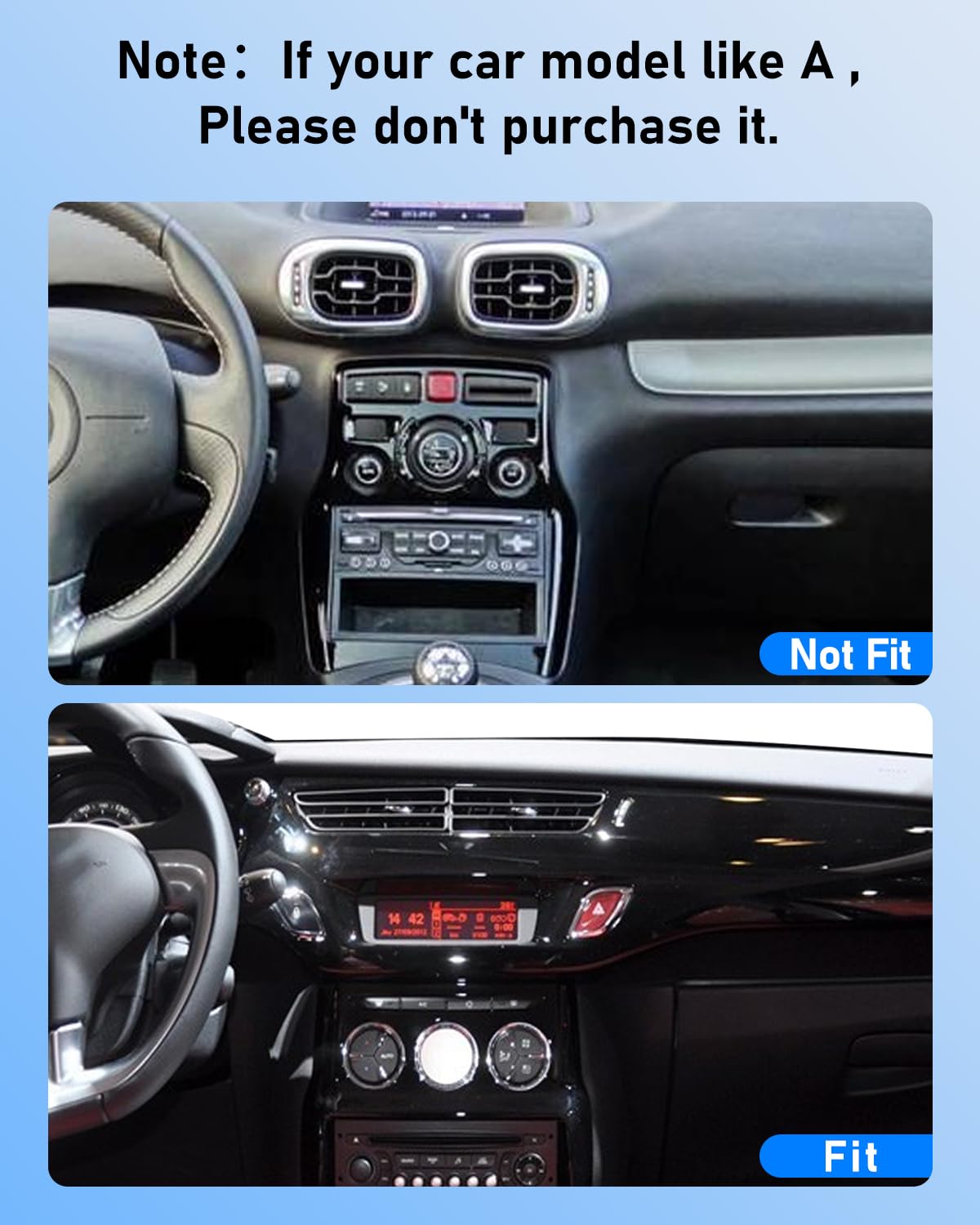 NHOPEEW Autoradio Android 2G+64G pour Citroën C3 2009-2016 - sans Fil Carplay & Android Auto - Stéréo Android 9 Pouces avec WiFi GPS FM RDS + AHD Caméra de recul&Mic